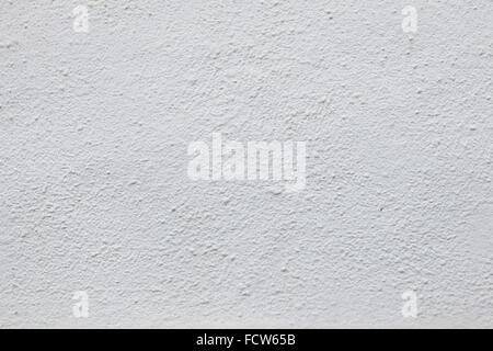 Weißem Stuck Wand. Hintergrundtextur. Stockfoto