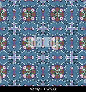 Buntes Kaleidoskop Muster. Zusammenfassung Hintergrund ideal für Tapetenmuster und andere arbeiten. Stockfoto