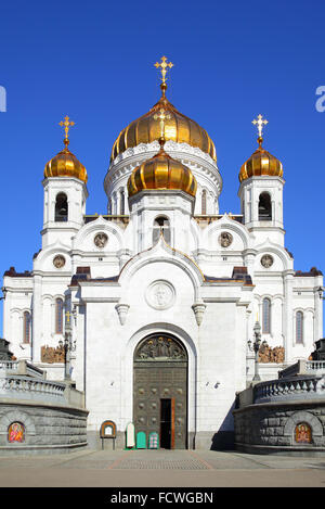 Kathedrale von Christus dem Erlöser in Moskau, Russland Stockfoto