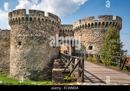 Dungeon Tor (Zindan Tor) an Kalemagdan Zitadelle aka der Belgrader Festung in Belgrad, Serbien Stockfoto