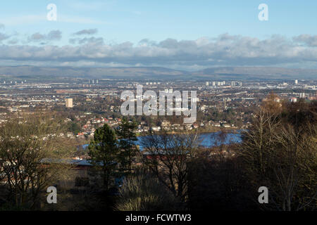 Wetterbedingungen Paisley, 29.12.2018 Stockfoto