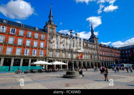 Plaza Mayor Madrid Spanien ES Stockfoto