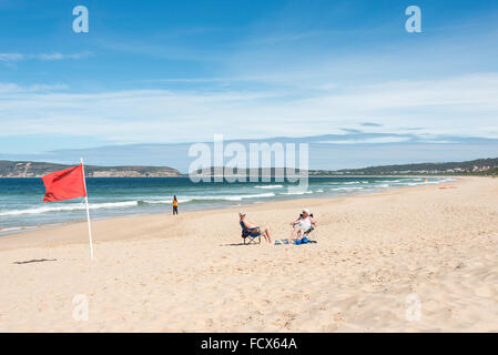 Beacon Island Beach, Plettenberg Bay, Eden District, Provinz Westkap, Südafrika Stockfoto