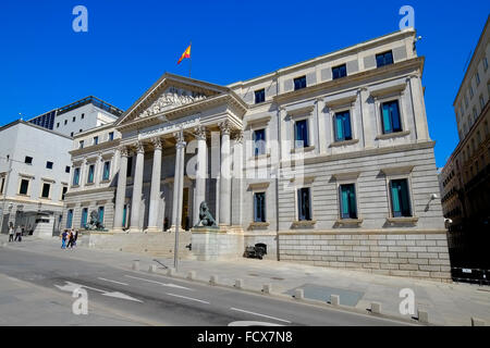 Kongress der Abgeordnetenkammer Madrid Spanien ES Stockfoto