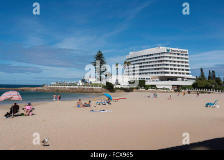 Beacon Island Resort, Beacon Island Beach, Plettenberg Bay, Eden District, Provinz Westkap, Südafrika Stockfoto
