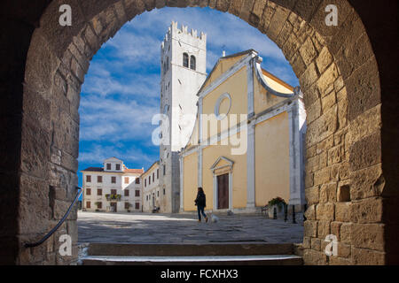 Alte Stadt Motovun, Istrien, Kroatien Stockfoto