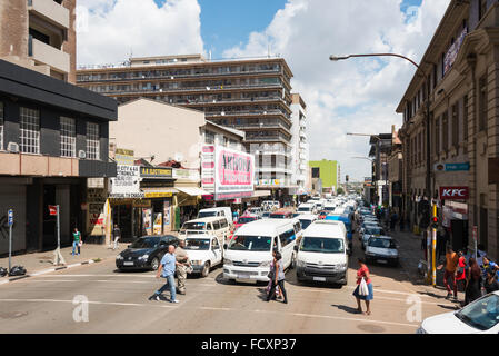 Lilian Ngoyi Street, Johannesburg, Stadt Johannesburg Metropolitan Municipality, Provinz Gauteng, Südafrika Stockfoto