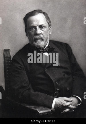 Porträt von Louis Pasteur 1822 1895 Chemiker Stockfoto