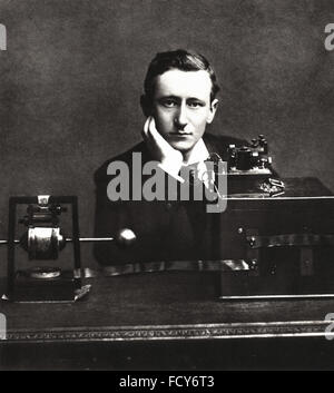 Portrait-of-Guglielmo-Marconi-1874-1937-Engineer-and-physicist 2551824648 o Stockfoto