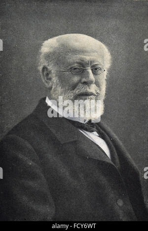 Porträt von Moritz Cantor 1829 1920 Mathematiker Stockfoto