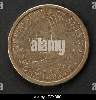 Sacagawea Dollar Münze eagle Stockfoto