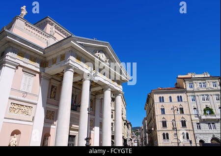 Triest in Italien, sterben Boerse - Triest in Italien, der Börse Stockfoto