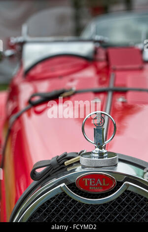 Bugatti Teal-Rennwagen Stockfoto