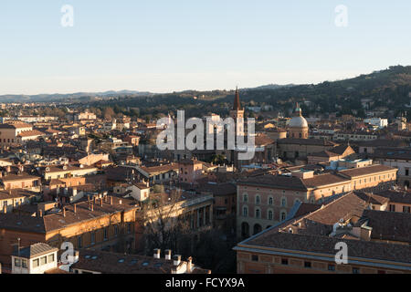Luftaufnahme von Bologna, Italien. Draufsicht. Stockfoto