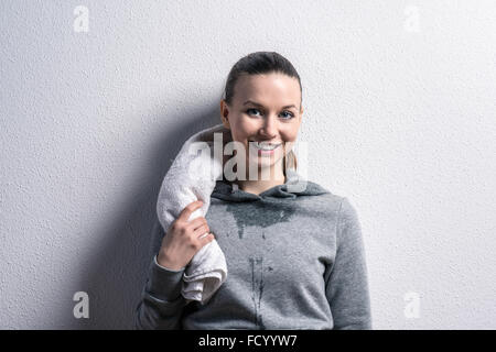 Schöne junge Läufer Stockfoto