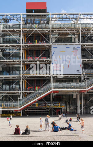 Centre Pompidou, Paris, Frankreich Stockfoto