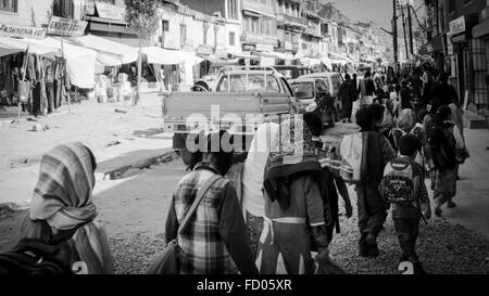 Einheimische in Leh, Ladakh, Indien Stockfoto