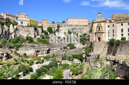 Ansicht von Cuenca, Castilla La Mancha, Spanien. Stockfoto