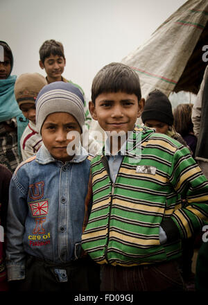 Kinder im ländlichen Rajasthan, Indien