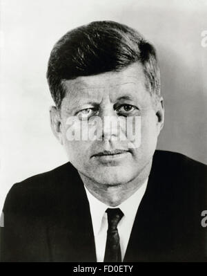 John F Kennedy, Porträt von der 35. Präsident der USA, 1961