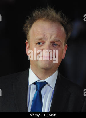 London, UK. 26. Januar 2016. Toby Jones besucht die Weltpremiere von "Papas Armee" im Odeon Leciester Square. Bildnachweis: Ferdaus Shamim/ZUMA Draht/Alamy Live-Nachrichten Stockfoto