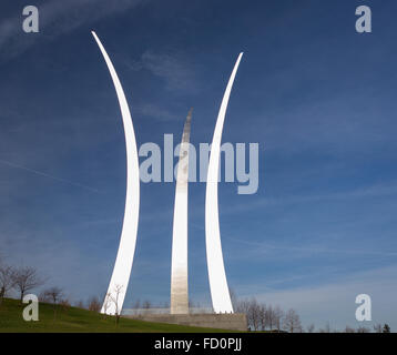 ARLINGTON, VIRGINIA, USA - Vereinigte Staaten Luftwaffe Denkmal. Stockfoto