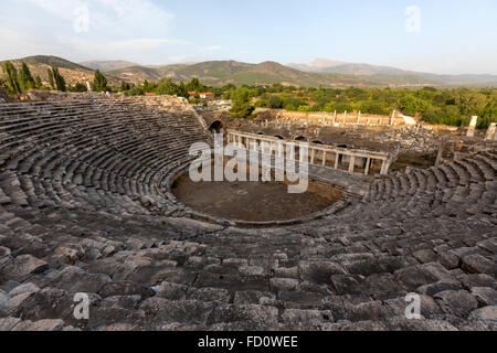 Aphrodisias Theater ein Theater Bäder, Türkei Stockfoto