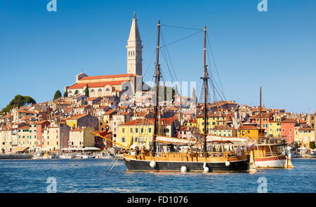 Altstadt von Rovinj, Istrien, Kroatien Stockfoto