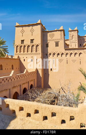 Kasbah Amahidil in Skoura Oase, Ouarzazate Bezirk. Marokko Stockfoto