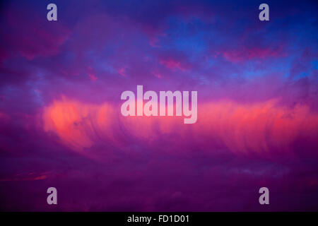 London, UK. 26. Januar 2016. UK-Wetter: Spektakuläre Winter Sonnenaufgang an einem kalten Januartag in London Credit: Dinendra Haria/Alamy Live News Stockfoto