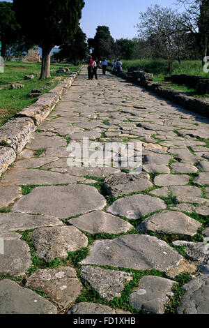 Italien, Kampanien, Paestum, heilige Straße Stockfoto