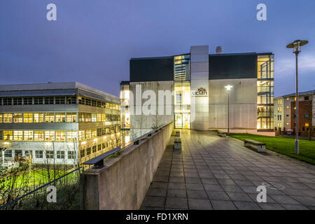 University of Central Lancashire (UCLAN) Forensic Science Gebäude im Zentrum von Preston Stockfoto