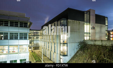 University of Central Lancashire (UCLAN) Forensic Science Gebäude im Zentrum von Preston Stockfoto