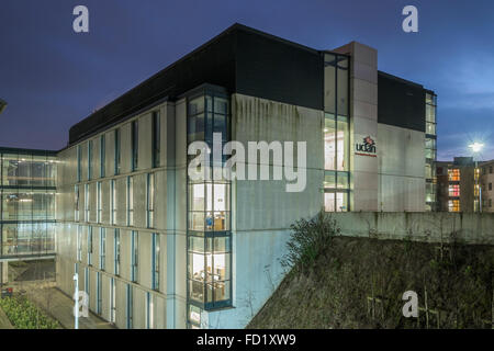 University of Central Lancashire (UCLAN) Forensic Science Gebäude im Zentrum von Preston Stockfoto