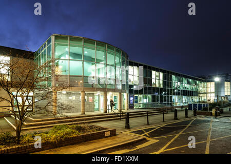 University of Central Lancashire (UCLAN) Hauptgebäude (Foster Gebäude) im Zentrum von Preston Stockfoto