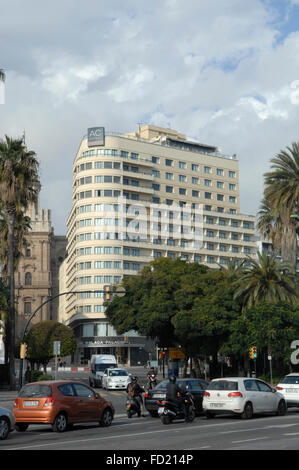 AC Hotel Malaga Palacio Marriott 5 Sterne in Malaga Zentralspanien. Stockfoto