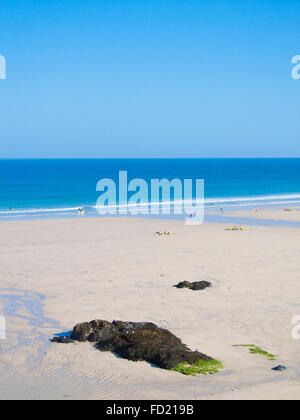 Porthmeor Beach, St Ives, Cornwall, England, Großbritannien im Sommer Stockfoto