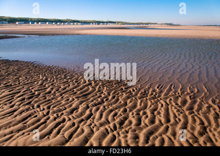 Europa, Niederlande, Zeeland, am Strand von Domburg auf der Halbinsel Walcheren. Stockfoto