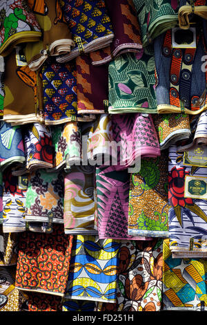 Togo, Nyamassilla, Textil Stockfoto