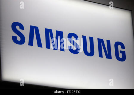 Markenname: "Samsung", Berlin. Stockfoto