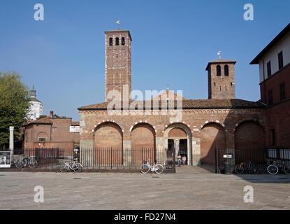 Basilika Sant Ambrogio, Mailand, Italien Stockfoto