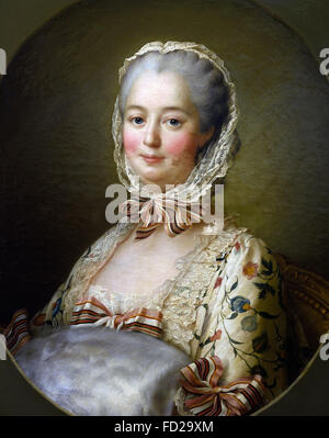 François-Hubert Drouais (1725-1775): Jeanne Antoinette Poisson, Marquise de Pompadour, auch bekannt als Madame de Pompadour 1721 – 1764 Mätresse von König Louis XV Frankreich Französisch Stockfoto