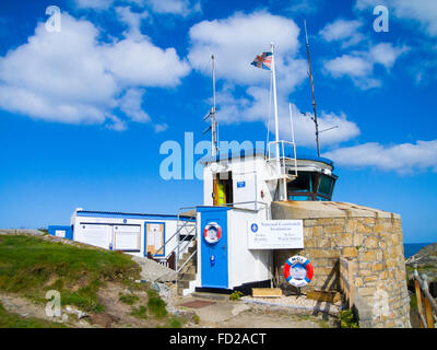 St Ives Watch Station (Nationale Coastwatch Institution), St Ives, Cornwall, England, Großbritannien Stockfoto