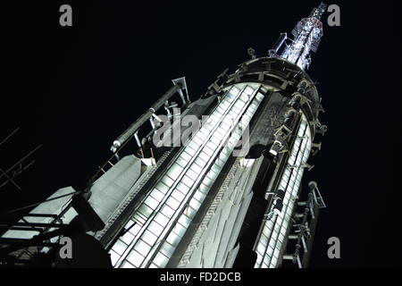 New York, NY, USA - 24. Januar 2015 - Empire State Building, nachschlagen aus der 86. Etage Sternwarte Stockfoto