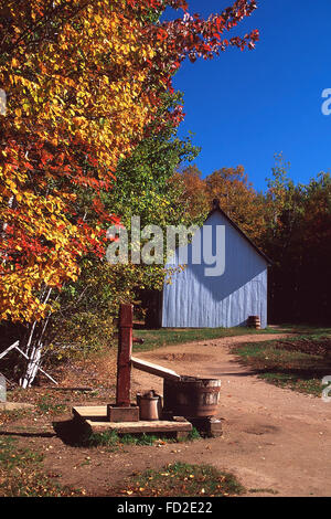 Acadian historisches Dorf, Caraquet, New Brunswick Stockfoto