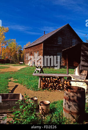 Acadian historisches Dorf, Caraquet, New Brunswick Stockfoto