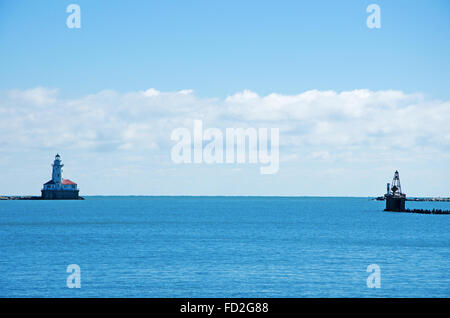 Chicago, Michigan Lake, Illinois, Vereinigte Staaten von Amerika, Usa Stockfoto