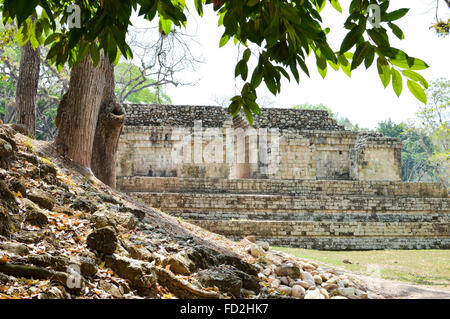 Einige der alten Strukturen in archäologischen Stätte Copán in Honduras Stockfoto