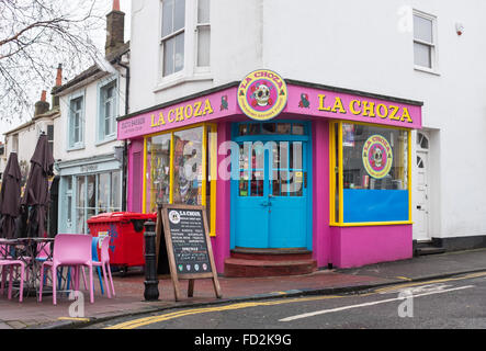 Mexikanisches Restaurant La Choza in North Laine Fläche von Brighton UK Stockfoto