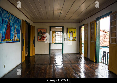 Casa da Chica da Silva, Diamantina, Minas Gerais, Brasilien Stockfoto